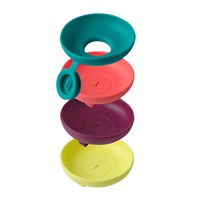 Outils de crème glacée en Silicone écologique coloré ensemble de supports de receveur d'égouttement support de plateau de cône de Popsicle Solution sans désordre pour les enfants