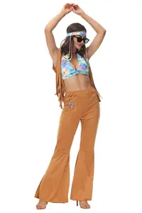 Halloween Retro Disco Costume Cos Hippie Hip Hop Dance Party Disco Costume