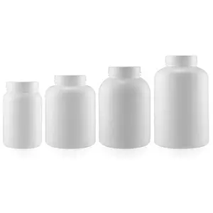Gensyu高品質ミルクプロテインパウダーHDPEプレーンボトルエンプティジャー米国倉庫ストックプラスチックキャニスター