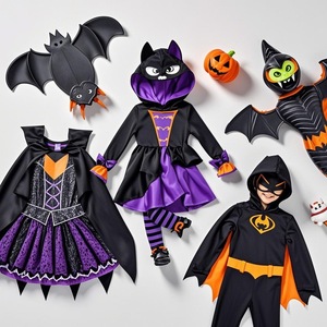 Kids Halloween Costume - Scary Game Character Jumpsuit, Cartoon Cat/Dog/Lion/Siren Head Roleplay