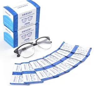 High Quality Eyeglasses Cleaning Wipes Cell Phone Tissue Towel Anti Fog Wipes Lens Glasses Screen Wet Wipes