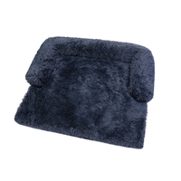 fabrik maßgeschneidert günstig luxus premium hohe qualität grau plüsch rechteck hund sofa bett weich winter warm haus gemütliches haustierbett für hund