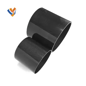 Alta calidad 100% personalizado 3K tejido de fibra de carbono tubo redondo filamento bobinado poste 25mm 35mm 45mm Tubo de fibra de carbono