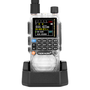 Tid TD-H3 ham đài phát thanh đa-band hai cách Thông tin liên lạc đài phát thanh với airband DTMF FM AM noaa VOX scan telsiz Walkie Talkie - Product Image 3