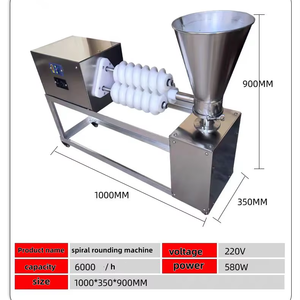High Efficiency Motorized Dough Cutter & Divider Moulder with <b>Ball</b> Making and Rounder Function for Bakery Use - Product Image 2