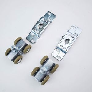 WEKIS - Herrajes Modernos de Acero para Puertas Correderas Empotradas, Riel Oculto, Cierre Suave, Juego Completo para Interiores de Hotel - Product Image 6