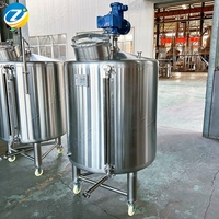 Système de brassage ZJ 500L en acier inoxydable 304 316L, réservoir de mélange, réservoir de brassage pour la fabrication de la bière et la distillation d'alcool