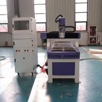 Routeur CNC AKM6090C à bon prix, 600*900mm, 600*1200mm, 1200*1200mm, broche de refroidissement par eau 2.2KW pour la sculpture de meubles et la découpe de PCB