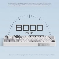 Aula F99 joint de clavier mécanique PBT échangeable à chaud trois modes 2.4G clavier de personnalisation de jeu sans fil 8000mah