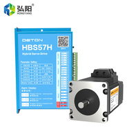 Kit de moteur servo hybride NEMA 23 DC24V 2.0Nm de couple, arbre de 8 mm avec driver HBS57H 57BYE250-76