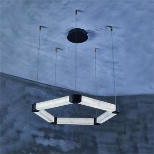 Modern Polygonal <b>Chandelier</b> High-end Alabaster Marble Pendant <b>Lights</b> HM-FT-9 Modern Polygonal <b>Chandelier</b> HM-FT-9 HM-FT-9 HM-FT-9 - Product Image 3