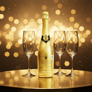 <span class=keywords><strong>Vin</strong></span> <span class=keywords><strong>Blanc</strong></span> Moussant Brut Méthode Traditionnelle Yilong, Style Champagne à Bulles Abondantes, <span class=keywords><strong>Vin</strong></span> d'Apéritif et de Dîner, 750ml - Product Image 2