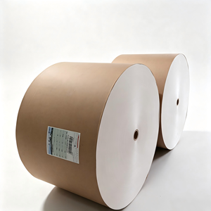 Food Grade PE Coated Paper Cup Bottom Roll Custom Width Custom Printing Sustainable Raw <b>Material</b> for Food Container - Product Image 2