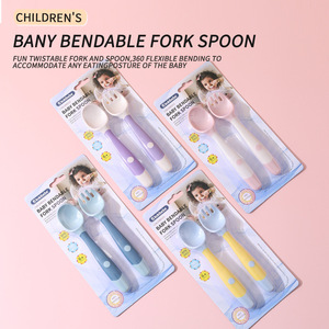 Cuchara <span class=keywords><strong>de</strong></span> Silicona <span class=keywords><strong>de</strong></span> Grado Alimenticio 100% con Mango Largo, Libre <span class=keywords><strong>de</strong></span> BPA, <span class=keywords><strong>para</strong></span> la Alimentación y Entrenamiento <span class=keywords><strong>de</strong></span> Bebés <span class=keywords><strong>de</strong></span> <span class=keywords><strong>6</strong></span> <span class=keywords><strong>Meses</strong></span> en Adelante, ¡Oferta! - Product Image 3