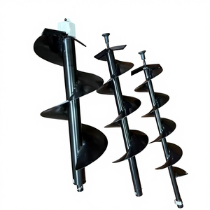 Mata Bor <span class=keywords><strong>Auger</strong></span> 30cm untuk Penggali Lubang Tiang, Mata Bor Tanah Tugas Berat untuk Kebun/Pertanian - Product Image 6