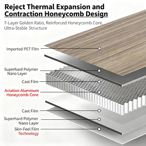 Nhà Máy bán hàng trực tiếp của nhôm tấm tổ ong PVC tấm Trần 3D tấm tường-thiết kế hiện đại nước & chống cháy - Product Image 4