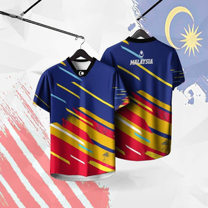 Design personalizzato del modello bandiera giorno dell'indipendenza t-shirt sportiva estiva da uomo t-shirt personalizzata logo e Design bandiera nazionale - Product Image 6