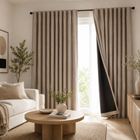 Cortinas Opacas para Hoteles, Tamaño y Color Personalizados, Cortinas Oscurecedoras para Habitaciones, Proyectos Comerciales de Hostelería, Suministro de Fábrica