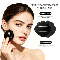 Esponja de Maquillaje JLY, Gruesa de 1.5cm, con Correa Reforzada, Súper Suave, Ecológica, Lavable, Aplicador para Detalles de Ojos y Nariz