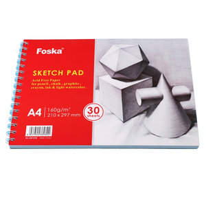 Cuaderno de Dibujo de Papel Grueso de 30 Hojas, Tapa Dura A3 A4, Cuaderno de Bocetos en Espiral para Dibujar a Mano, para Materiales de Arte - Product Image 1