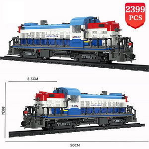 JieStar-Juego de bloques de construcción para niños, juguetes de ensamblaje diy, modelo raiway, tren <span class=keywords><strong>doomsday</strong></span> - Product Image 1