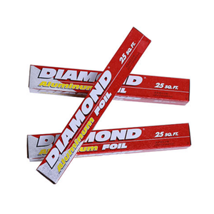 Gıda ambalaj için <span class=keywords><strong>30cm</strong></span> X 7.5m ev alüminyum folyo kağıt rulo teneke pişirme için alüminyum folyo  kağıt folyo rulo - Product Image 1