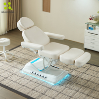 Table de massage électrique moderne et luxueuse à 4 moteurs réglables pour salon, spa, soins du visage, esthétique, tatouage