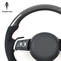 Volant Memalonania pour Volkswagen Mk7 Golf 7 R Mk6 Mk5 GTI GTD GTS GTE GLI R-Line CC, design en fibre de carbone avec LED