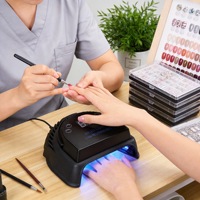 Sèche-ongles LED UV 64W, séchage rapide, rechargeable, lampe de manucure, lumière de durcissement du gel 365+405NM, séchage rapide, design portable