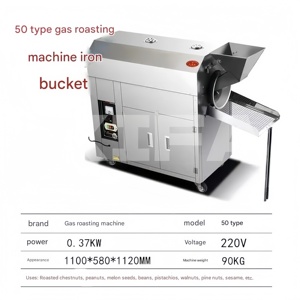 Peanut Butter Production Line | Integrated Gas Roasting Machine &amp; Stainless Steel <strong>Grinder</strong> for Smooth Paste - Product Image 3