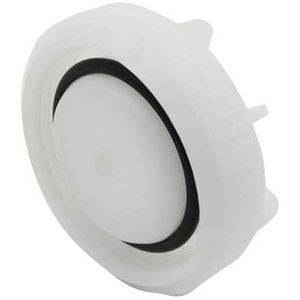 Capuchon à vis complet pour robinet de salle de bain, en plastique blanc, design minimaliste, installation facile - Product Image 1