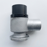 Laveuse-essoreuse industrielle grand diamètre JMC-60 : Vanne de vidange hydraulique et pneumatique avec sortie de 60 mm, contrôlée