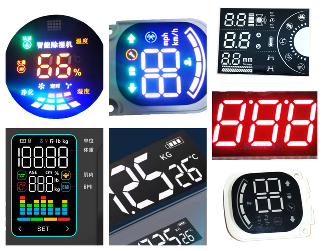 High Quality Customizable Size BTN Automotive Car Speedometer Transparent Lcd Positive LCD Display Modules TN/STN/FSTN/VA/HTN