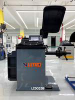 Équilibreuse de roues automatique Lutro, machine d'équilibrage de pneus durable