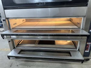 بيع ، 4 طوابق كبيرة للمطاعم التجارية ثلاثية الطبقات 3 أو 4 طوابق 16 صواني فرن غاز 12 صينية غاز - Product Image 2