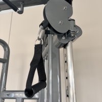 POWERXCommercial Máquina de entrenamiento funcional con carga de pin, crossover de cables, polea doble ajustable con pila de pesas, equipo de gimnasio de alta resistencia