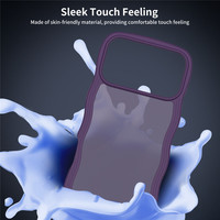 Coque de téléphone de luxe ondulée mate antichoc en TPU souple et rigide pour iPhone 17 Pro Max 16E 17Air 18 Pro Max 14 15Plus