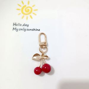 Cherry Bag Charm Gifts for Women Luxury Fashion <b>Accessories</b> Cute Cherry Keychain Fruit Cherry Pendant Purse Bag Charm Decoration - Product Image 5