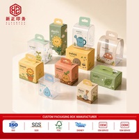 Boîte d'emballage transparente en PET imprimée sur mesure, usine certifiée ISO9001, boîte de présentation en plastique, boîte pliable transparente pour l'électronique