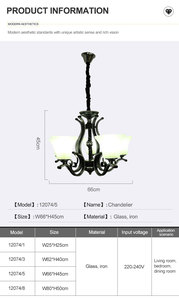 Lampadario Hotel soggiorno illuminazione nuovi prodotti in vetro contemporaneo lampadario in ferro camera da letto lampadario in ferro - Product Image 6