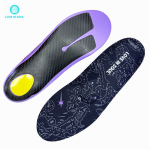 Plantillas absorbentes de golpes y de alta elasticidad Plantillas de fibra de carbono Ortesis de soporte de arco fuerte para plantillas de metatarsalgia - Product Image 5