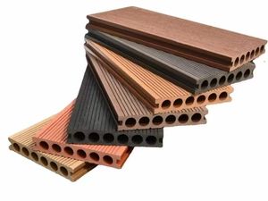 China Fornecedores Wpc Co-Extrusão 3D Em Relevo Deck Impermeável Outdoor & Exterior Plástico Decking - Product Image 2