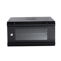Armoire réseau 2U à montage ouvert, rack de serveur 4U, armoire courte de 350 mm de profondeur, petit coffret pour caméra avec porte vitrée
