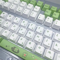 Petite grenouille thaïlandaise/arabe/coréenne/russe PBT colorant Sublimation Keycaps profil OEM/XDA pour clavier mécanique 61/87/104/108