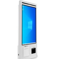 Sistema POS de Autoservicio Interactivo con Pantalla Táctil Licon Z215 de 21.5 Pulgadas, Pantalla Táctil Capacitiva de 10 Puntos, Impresora Térmica de 80 mm