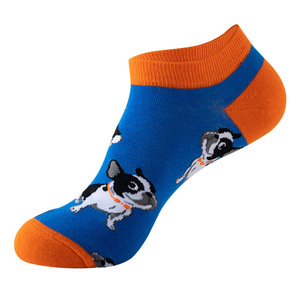 <span class=keywords><strong>Calcetines</strong></span> de Algodón de Verano con Diseño Novedoso y Estampado de Animales, <span class=keywords><strong>Calcetines</strong></span> Tobilleros para Hombre, Venta al Por Mayor - Product Image 3