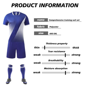 Nuevos Uniformes <span class=keywords><strong>de</strong></span> Fútbol Retro para Hombre, Conjunto <span class=keywords><strong>de</strong></span> Entrenamiento <span class=keywords><strong>de</strong></span> Fútbol para Niños, Camiseta <span class=keywords><strong>de</strong></span> Fútbol <span class=keywords><strong>Azul</strong></span> y Blanca, Chaqueta Deportiva, Camiseta <span class=keywords><strong>de</strong></span> Fútbol Retro - Product Image 5