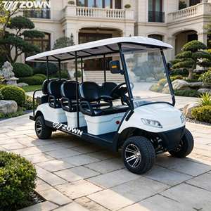 Carrito de Golf Eléctrico de 6 Plazas, Batería de 72V, Neumáticos Todoterreno, Autonomía de 60 km, Vehículo Turístico para Parques de Atracciones - Product Image 1