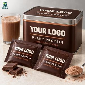 Poudre de protéines halal en marque blanche, fournisseur OEM avec formule personnalisée et étiquettes de marque pour la nutrition sportive - Product Image 1