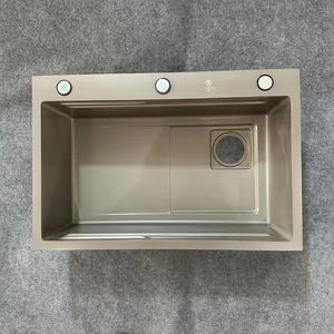 Évier de cuisine en acier inoxydable, épaisseur 3,0 mm, à poser sous le plan, surface brossée, facile à nettoyer, multifonctionnel - Product Image 5